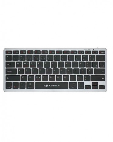 TECLADO C3TECH S/FIO BLUETOOH K-BT50BK